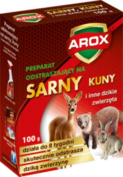 Arox Granulat odstraszający na sarny kuny i inne dzikie zwierzęta 100g