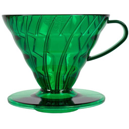 Plastikowy drip Hario V60-02 Bamboo Green - Zielony