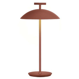 Kartell - Mini Geen-A Portable Lampa Stołowa Brick Red
