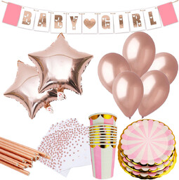 Baby Shower Zestaw Balonów Balony Dekoracje Y3