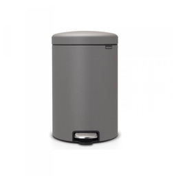 Brabantia Poland Sp. Z.o.o Kosz pedałowy NEWICON 20L Mineral Concrete Grey