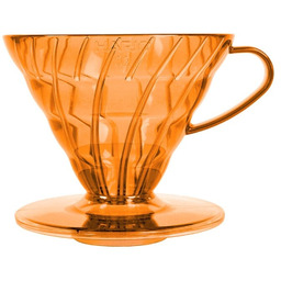 Plastikowy Drip Hario V60-02 Koi Orange - Pomarańczowy