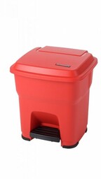 Rothopro Kosz na śmieci z pedałem HERA 35L czerwony