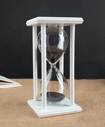 Lodunsyr Timer klepsydrowy na 30 minut dekoracja klepsydra, timer, 30 minut, festiwal, ozdoba do kuchni, restauracji, salonu, domu, szafy, biura, sypialni, na imprezę, Boże Narodzenie, Nowy Rok,