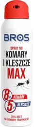 BROS Spray na komary i kleszcze MAX, 90ml