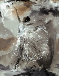 Fototapeta mural Baletnica 35097 Marburg 212x270 cm