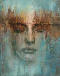 Fototapeta mural Twarz 35498 Marburg 212x270 cm