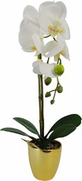 Leaf Design UK Realistyczny sztuczny kwiat orchidei ekspozycja w doniczce