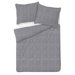 Matex Pościel satynowa 140x200 grafitowa geometria 64A Exclusive 2