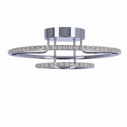 Candellux ADEL LAMPA SUFITOWA PLAFON 40 36W LED CHROM 3000K