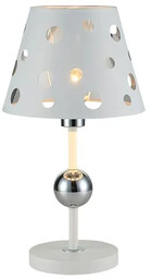 Candellux Biała nowoczesna lampa stołowa - D219 P1-C54