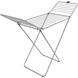 Vileda Przetartarg na bieliznę stalową Grube druty zapobiegające zagnieceniom Aluminiowa kratka do użytku wewnątrz i na zewnątrz składana