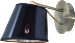 Candellux CORTEZ 21-54975 kinkiet lampa ścienna patyna 1X40W E14 abażur