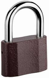 Kłódka KS60 żeliwna w systemie 1 klucz LOB zasuwkowa