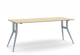 Stół konferencyjny do biura WIDE, 180x80 cm, dąb naturalny