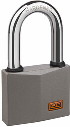 Kłódka KWG1 GRANIT1 nierdzewna z wydłużonym pałąkiem LOB