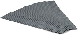 Compactor Zestaw 6 dostosowywalnych separatorów do szuflad, przycinanych do odpowiedniego rozmiaru, przeznaczonych do bielizny, makijażu, biżuterii i narzędzi kuchennych, polipropylen, szary
