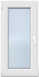 Okno PCV Plastikowe Typowe 2 Szybowe Białe 565 x 1135