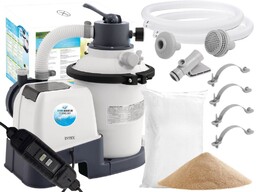 Pompa filtrująca piaskowa Intex 3 500 l/h 26642GS + PIASEK