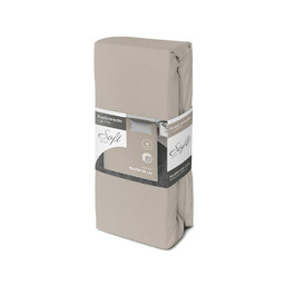 Faro Prześcieradło jersey z gumką soft 90x200 szare na materac 25 cm