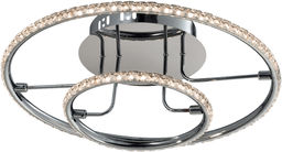 Candellux ADEL 98-69634 plafon lampa sufitowa chrom kryształki LED 36W 3000K 40cm