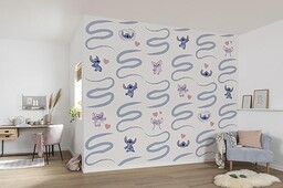 Komar Fototapeta z włókniny - Lilo i Stitch Be Kind - wymiary 300 x 250 cm - Disney, tapeta, pokój dziecięcy, tapeta dziecięca
