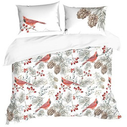 EUROFIRANY Pościel Willow 220 x 200 cm Biały