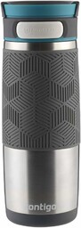 Contigo Uniseks Transit 2095402 Kubek Termiczny, Srebrny/Czarny, 470 ml