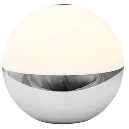 Dyberg Larsen - Lampa stołowa Alba LED z akumulatorem, chromowana, ściemniana, IP44 Dyberg