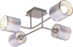 Candellux SAX 34-70685 plafon lampa sufitowa abażur 4x40W E14 69cm