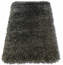 Dywan LOVE SHAGGY wzór 93600 czarny-brąz 160x230 cm