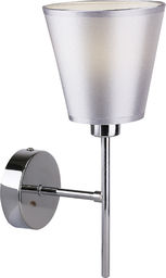 Candellux VOX 21-70616 kinkiet lampa ścienna chrom abażur 1xE14 40W 13cm