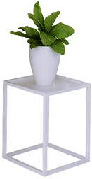 Elior Biały skandynawski stojak na kwiaty B3-W34