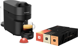 Ekspres na kapsułki DE LONGHI ENV90.B Vertuo Pop Bundle Czarny