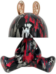 Polux Dekoracyjna lampka nocna Fancy 327031 LED 2,5W 4000K czarna czerwona złota