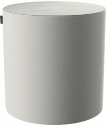 Puf Barrel, jasny popiel, ø40, wys. 40 cm, Etna