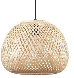Polux Lampa wisząca ekologiczna Zanzibar 329196 do kuchni boho beżowa