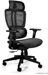 Fotel ergonomiczny DEAL Unique pełna siatka z wysuwem siedziska