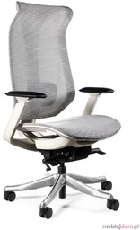 Fotel ergonomiczny FOCUS Siatka Unique Biały