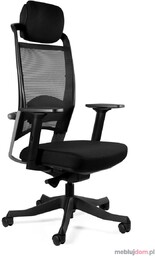 Fotel ergonomiczny FULKRUM Unique Tkanina Czarny, BL418/SM02