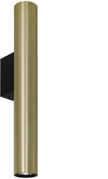 Polux Kinkiet ścienny do salonu Lungomare 326126 metalowa tubka złota czarna