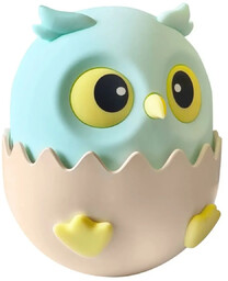 Polux Dziecięca lampka nocna dekoracyjna Sówka 329011 LED 1W 3000K RGB kolorowa