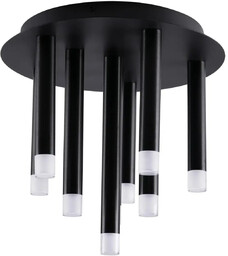 Polux Sufitowa lampa do salonu Glam 326638 loftowa sople metalowa czarna