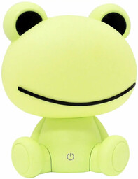 Polux Dotykowa lampa stołowa Żabka 327222 LED 2,5W USB dziecięca zielona