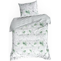 EUROFIRANY Pościel Spring 28 140 x 200 cm Biało-zielony