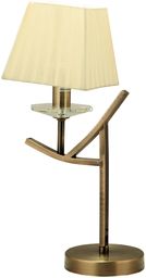 Candellux VALENCIA 41-84593 lampa stołowa patyna abażur 1X40W E14 28cm