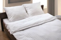 Matex Pościel adamaszkowa 160x200 biała satynowa