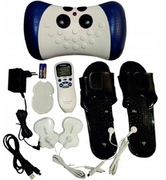 Elektrostymulator mięśni ciała TENS EMS Stymulator nerwów Masażer ciała 3w1