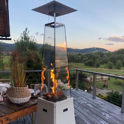 Ogrzewacz ogrodowy Umbrella BS stalowy 12 kW