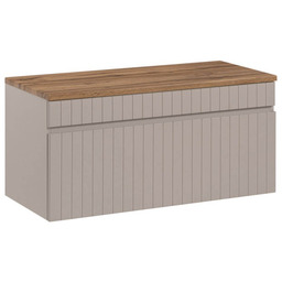 Zestaw meblowy 80cm z blatem Kolekcja Iconic Cashmere Kaszmirowy Mat, Dąb Coast Evoke